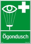 Nödskylt Ögondusch 