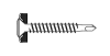 Borrskruv 4,8x35 Svart